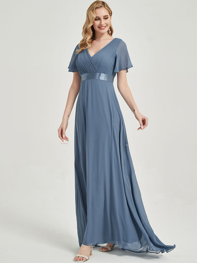 Floor-Length Chiffon Bridesmaid Dresses for Wedding Party