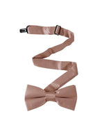 NZ Bridal Neckties Men Bow Tie Kids AC082801M Heavy Satin Taupe