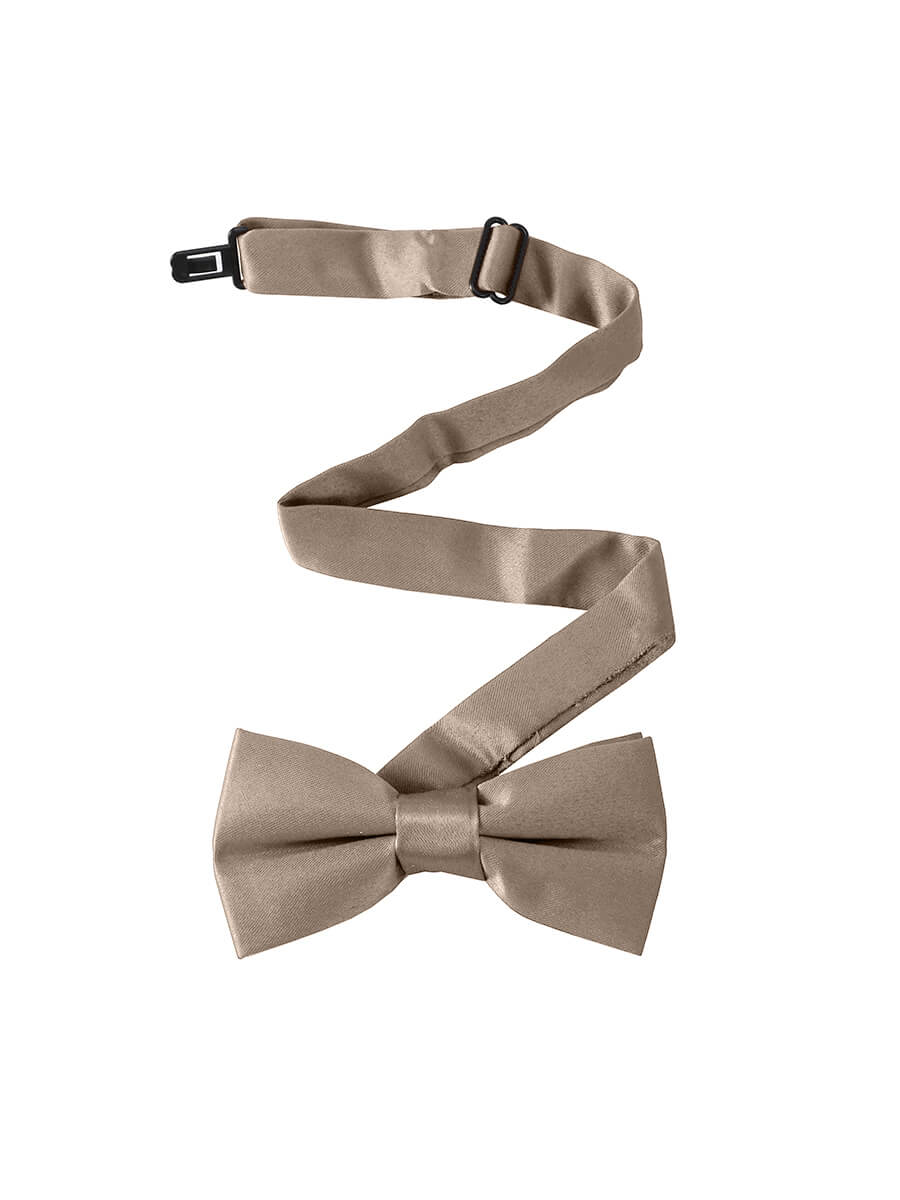 NZ Bridal Neckties Men Bow Tie Adult AC082801M Taupe b