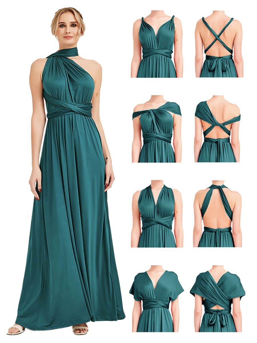 Teal green hot sale infinity dress