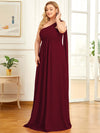 [Final Sale] US18 Plus Size Burgundy Bridesmaid Dresses-Elisa