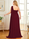 [Final Sale] US18 Plus Size Burgundy Bridesmaid Dresses-Elisa