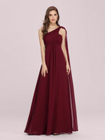 [Final Sale] US18 Plus Size Burgundy Bridesmaid Dresses-Elisa