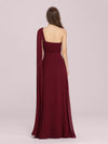 [Final Sale] US18 Plus Size Burgundy Bridesmaid Dresses-Elisa