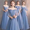 Sweetheart Neck Lace Up Straps Dusty Blue Bridesmaid Dresses Mix Match Dot Styles Dot Sweetheart Neck Lace Up Straps Dusty Blue Bridesmaid Dresses- NZ Bridal